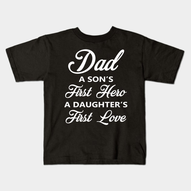 FAther (2) Awesome Dad Kids T-Shirt by HoangNgoc